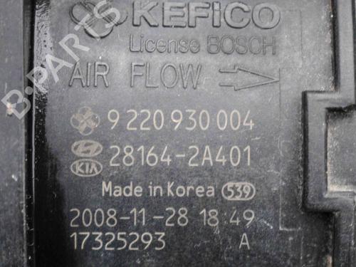 Mass air flow sensor HYUNDAI i30 (FD) 1.6 CRDi | BP6730618M95 