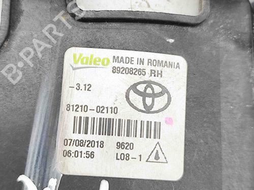 Right front fog light TOYOTA AURIS Estate (_E18_) 1.8 Hybrid (ZWE186_, ZWE186R, ZWE186H) | BP29510899C31 