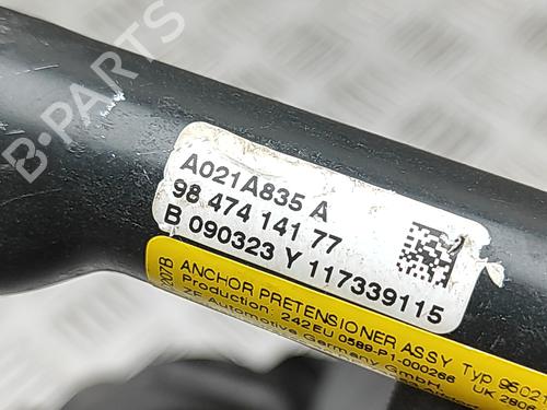 Front right seatbelt PEUGEOT 3008 II SUV (MC_, MR_, MJ_, M4_) Hybrid 180 (M4DGLU) | BP30178341I25 