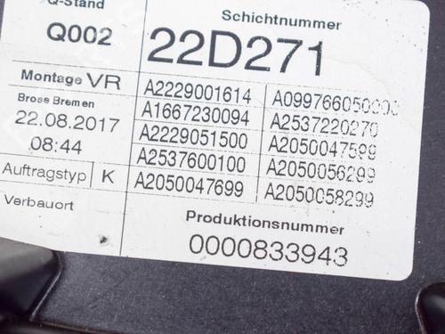 Front right window mechanism MERCEDES-BENZ GLC Coupe (C253) 250 d 4-matic (253.309) | BP9166792C23 