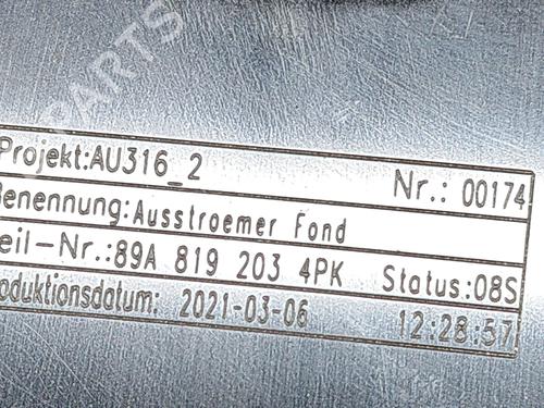 Air vent AUDI Q4 E-TRON SUV (F4B) 50 quattro | BP27775415I21 