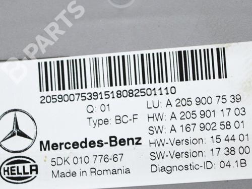 Electronic module MERCEDES-BENZ C-CLASS Convertible (A205) C 200 (205.442) | BP10707710M83 
