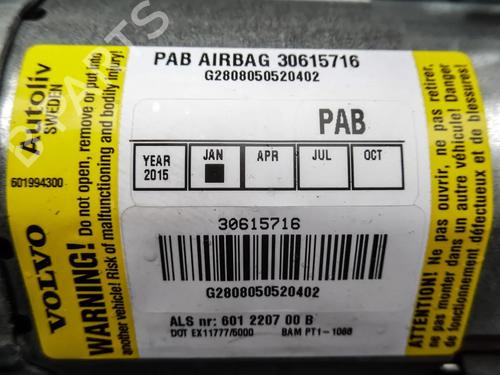 Passenger airbag VOLVO S40 II (544) 2.4 | BP6723863C10 