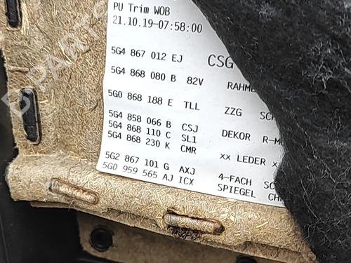 Front right panel VW GOLF VII (5G1, BQ1, BE1, BE2) 2.0 R 4motion | BP32061183C59  - Image 7