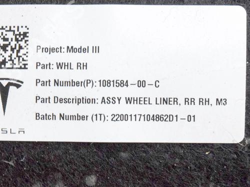 Hjulbue TESLA MODEL 3 (5YJ3) EV AWD | BP27757772C56 