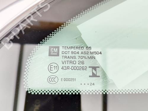 Rear right quarter glass CHEVROLET MALIBU 1.5 T | BP29593882C92 