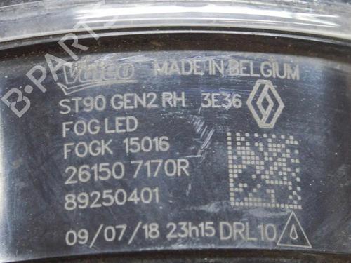 Right front fog light RENAULT CAPTUR I (J5_, H5_) 0.9 TCe 90 | BP11869708C31 