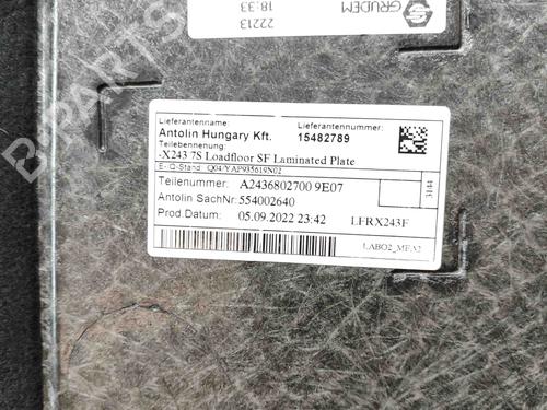 Luggage compartment floor MERCEDES-BENZ EQB (X243) EQB 300 4-matic (243.608, 243.609) | BP29163828I33 