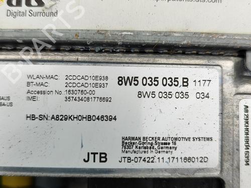 Electronic module AUDI A5 Sportback (F5A, F5F) S5 quattro | BP27532948M83 
