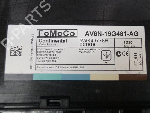 Elektronische module FORD FOCUS C-MAX (DM2) 1.6 TDCi | BP6728468M83 