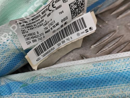 Right curtain airbag VW GOLF VII Variant (BA5, BV5) 1.2 TSI | BP17077150C12 