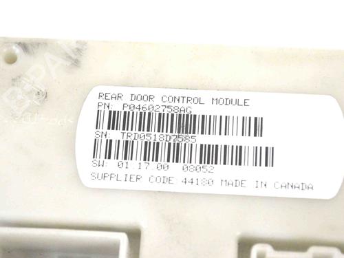 Elektronisk modul CHRYSLER GRAND VOYAGER V (RT) 2.8 CRD | BP30220898M83
