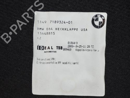 Bagasjeromsbekledning BMW 6 Convertible (E64) M6 | BP6866838I3 