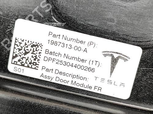 Front right window mechanism TESLA MODEL Y (5YJY) Long Range All-wheel Drive | BP36232008C23  - Image 6