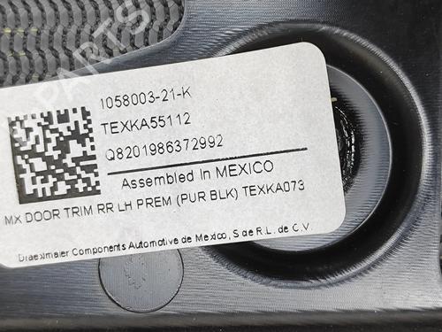 Rear left panel TESLA MODEL X (5YJX) P100D AWD | BP33384874C60 - Image 9