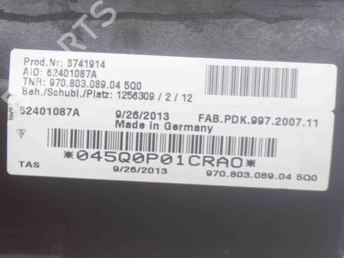 Steering wheel PORSCHE PANAMERA (970) 3.0 D | BP7542875C49 