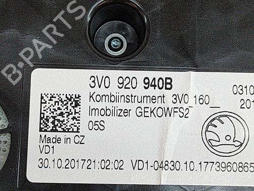 Cockpit SKODA SUPERB III (3V3) 1.4 TSI | BP19644769C47 