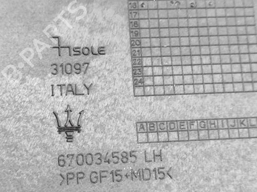 Rear bumper bracket MASERATI LEVANTE SUV (M161) 3.0 D Q4 | BP27282226C159 