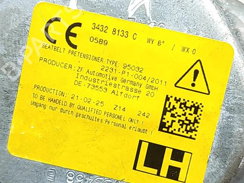 Front left seatbelt OPEL MOKKA 1.2 (76) | BP32501362I26