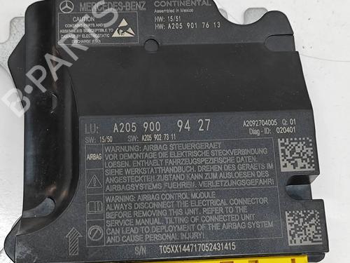 ECU airbags MERCEDES-BENZ C-CLASS Coupe (C205) C 250 d 4-matic (205.309) | BP28955970M53 