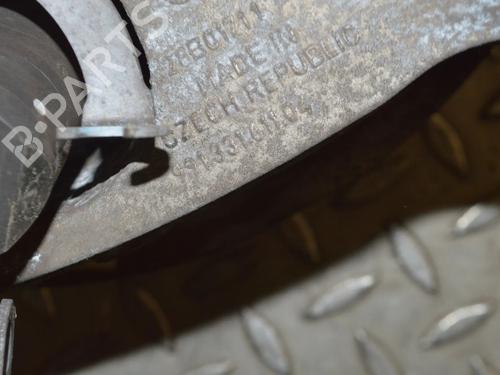 Left rear steering knuckle PORSCHE 911 (997) 3.6 Carrera | BP30224986M27 