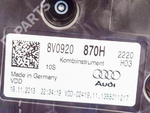 Instrument cluster AUDI A3 Convertible (8V7, 8VE) 2.0 TDI | BP6741862C47 