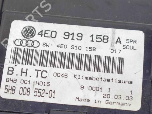 Mando climatizador AUDI A8 D3 (4E2, 4E8) 4.0 TDI quattro | BP8847462I5 