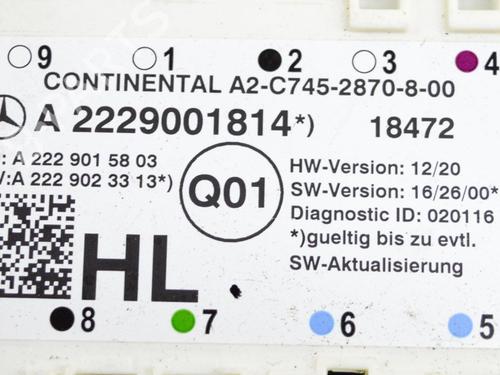 Electronic module MERCEDES-BENZ GLC Coupe (C253) 250 d 4-matic (253.309) | BP12312503M83 