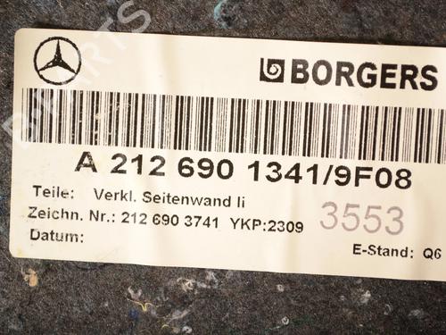 Boot lining MERCEDES-BENZ E-CLASS (W212) E 220 CDI | BP30894103I3  - Image 5