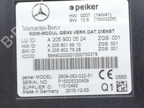 Electronic module MERCEDES-BENZ E-CLASS (W212) E 220 BlueTEC (212.001) | BP10526968M83 