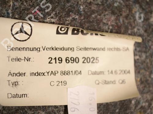 Boot lining MERCEDES-BENZ CLS (C219) CLS 350 (219.356) | BP33347956I3  - Image 8