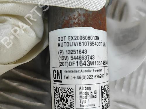 Left curtain airbag CHEVROLET ORLANDO (J309) 2.0 D | BP25787340C11 