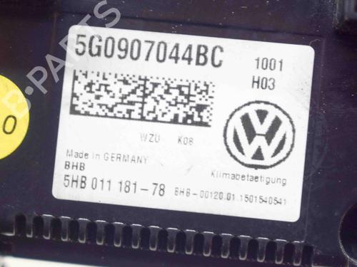 Climate control VW GOLF VII (5G1, BQ1, BE1, BE2) 2.0 R 4motion | BP9510522I5 