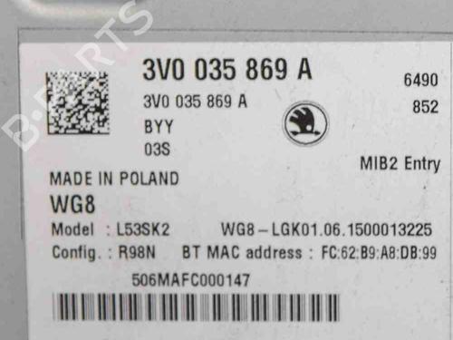 Elektronisk modul SKODA SUPERB III (3V3) 1.6 TDI | BP6755745M83 