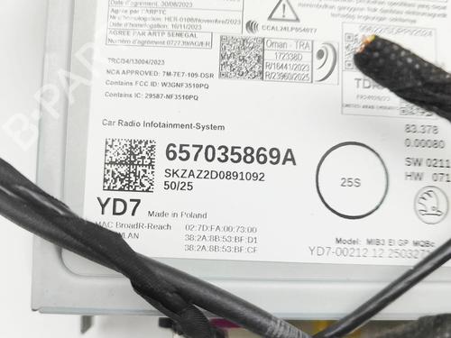 Electronic module SKODA FABIA IV (PJ3) 1.0 TSI | BP39101743M83 - Image 6