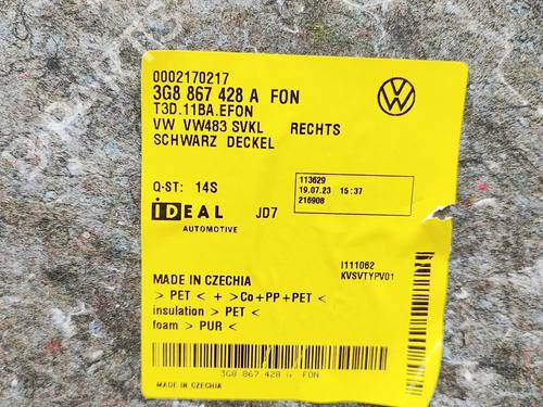 Boot lining VW ARTEON (3H7, 3H8) 2.0 TSI | BP34560680I3  - Image 7