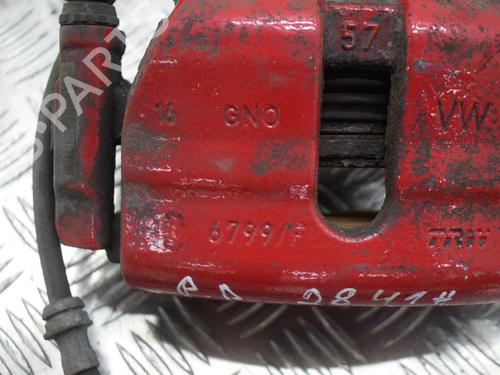 Right front brake caliper VW GOLF VII (5G1, BQ1, BE1, BE2) 2.0 GTI | BP14617453M104 