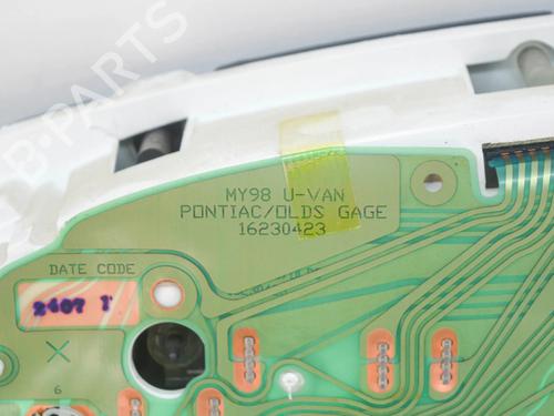 Instrument cluster CHEVROLET TRANS SPORT 3.4 | BP9296497C47 