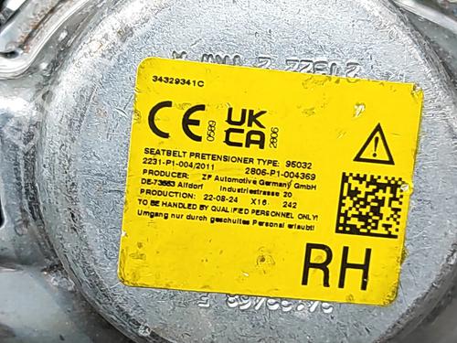 Front right seatbelt OPEL MOKKA 1.2 (76) | BP33883129I25  - Image 6