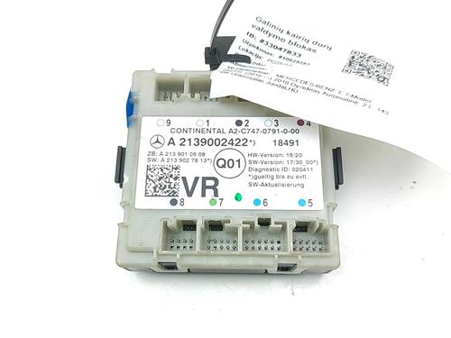 Used Electronic module MERCEDES-BENZ E-CLASS T-Model (S213) E 220 d 4-matic (213.205) (194 hp) 30492953