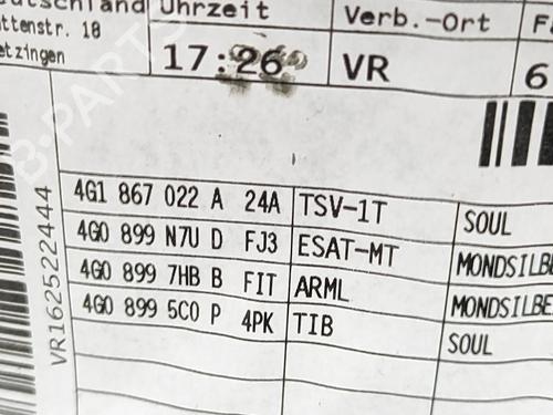 Front right panel AUDI A6 C7 Avant (4G5, 4GD) RS6 performance quattro | BP32369329C59 - Image 8