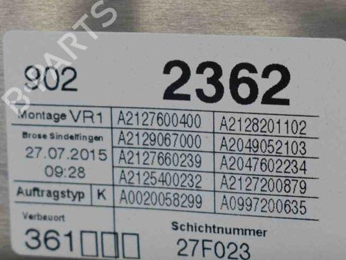 Front right window mechanism MERCEDES-BENZ E-CLASS (W212) E 220 CDI / BlueTEC (212.001, 212.002) | BP6734562C23