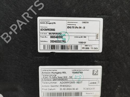 Boot lining MERCEDES-BENZ EQB (X243) EQB 350 4-matic (243.612) | BP28554370I3 