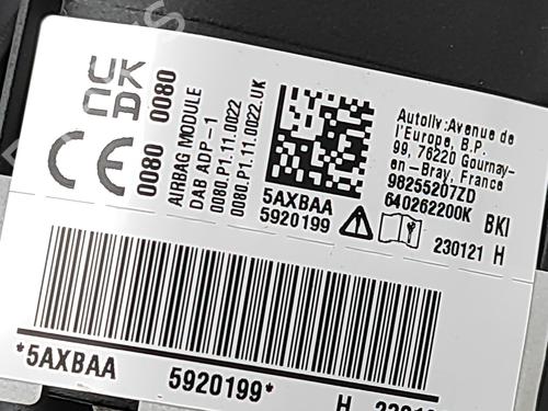 Driver airbag PEUGEOT 2008 II (UD_, US_, UY_, UJ_, UR_, UC_) e-2008 (UKZKXZ) | BP30131196C9 