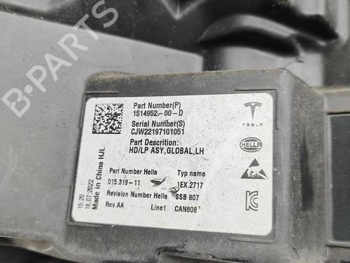 Left headlight TESLA MODEL Y (5YJY) Long Range All-wheel Drive | BP33394400C28  - Image 12