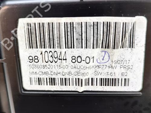 Instrument cluster PEUGEOT 3008 II SUV (MC_, MR_, MJ_, M4_) 1.6 BlueHDi 120 | BP25219147C47 