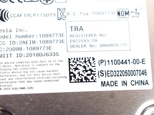 Andre TESLA MODEL 3 (5YJ3) EV AWD | BP27761886O1 