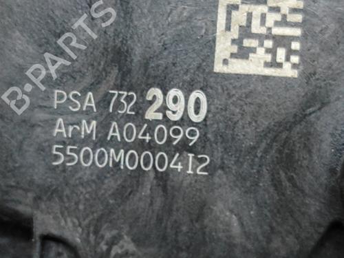 Front right lock PEUGEOT 5008 (0U_, 0E_) 1.6 HDi | BP16536634C97 