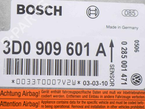 Centralina airbag VW PHAETON (3D1, 3D2, 3D3, 3D4, 3D6, 3D7, 3D8, 3D9) 5.0 V10 TDI 4motion | BP7543168M53 