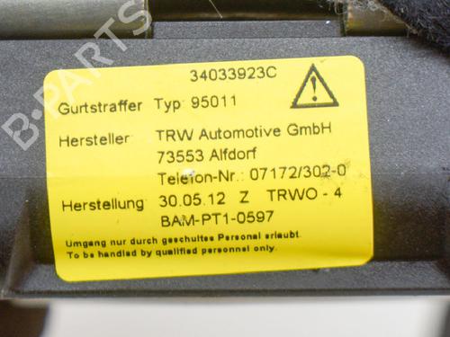 Rear left seatbelt VOLVO XC60 I SUV (156) D3 / D4 | BP6864997I29 